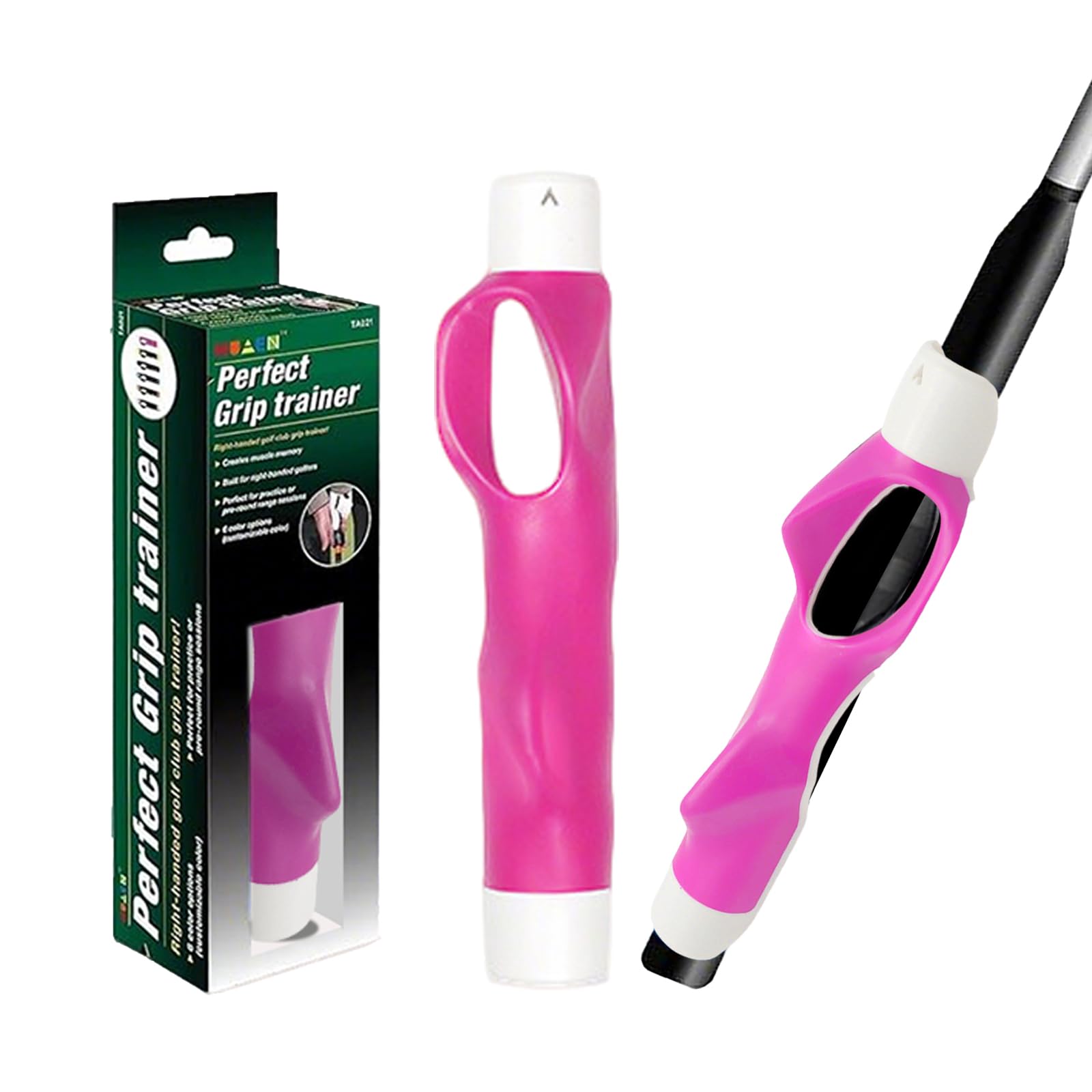 Golf Grip Trainer, Golf Club Grips, Golf Training Aid, Grip Trainer Golf to Help Train Correct Hand Position